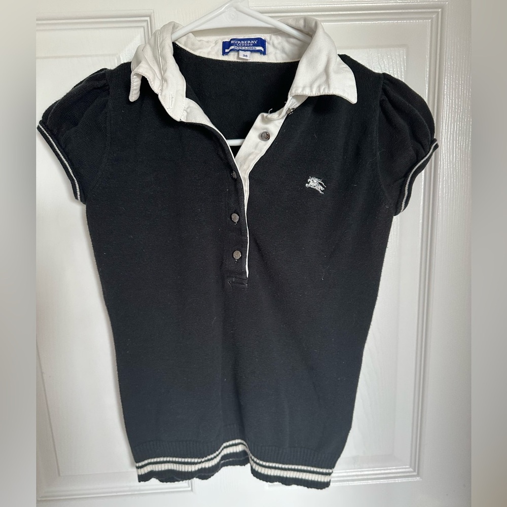 Burberry black top